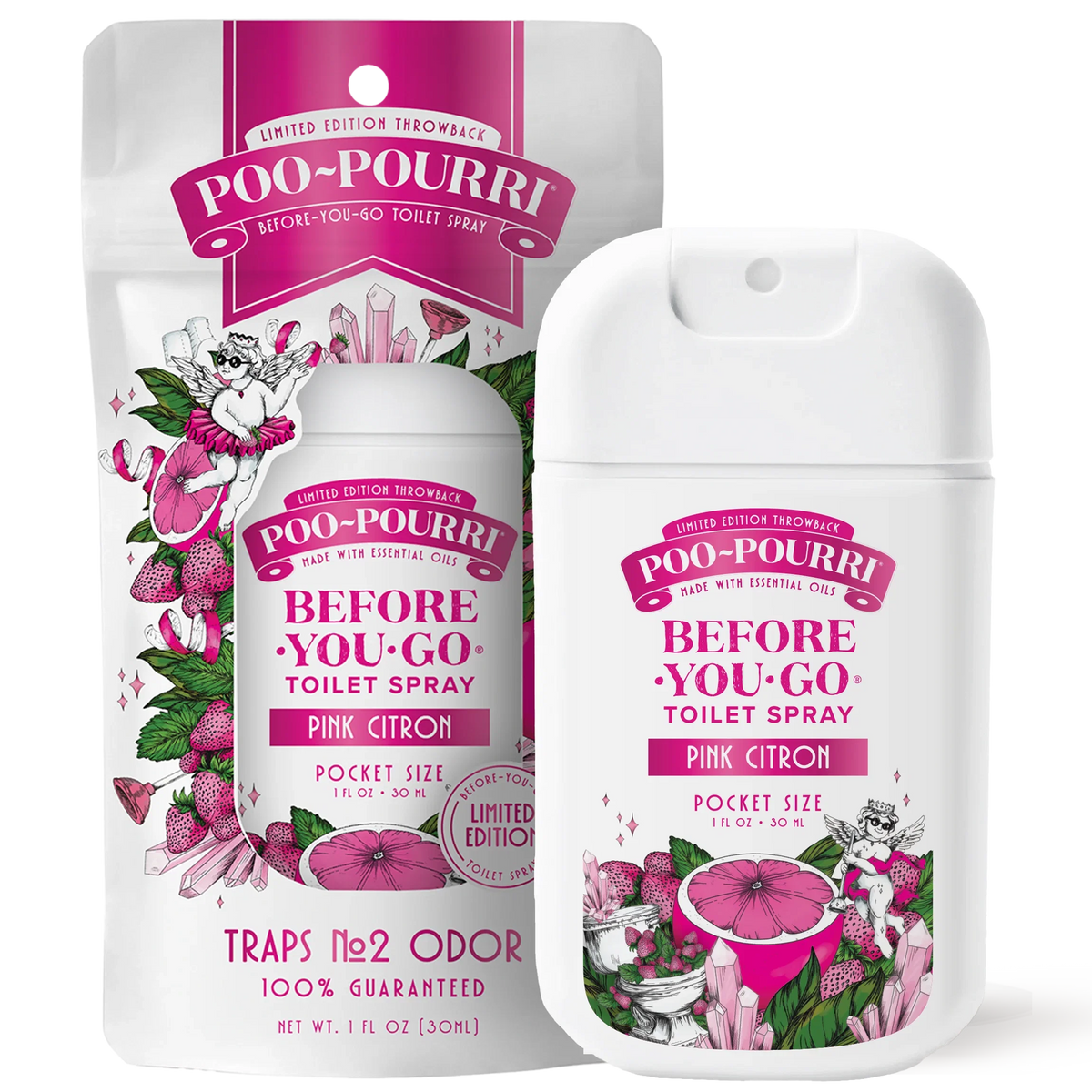 Pink Citron Pocket Sprayer - Poo~Pourri Toilet Spray
